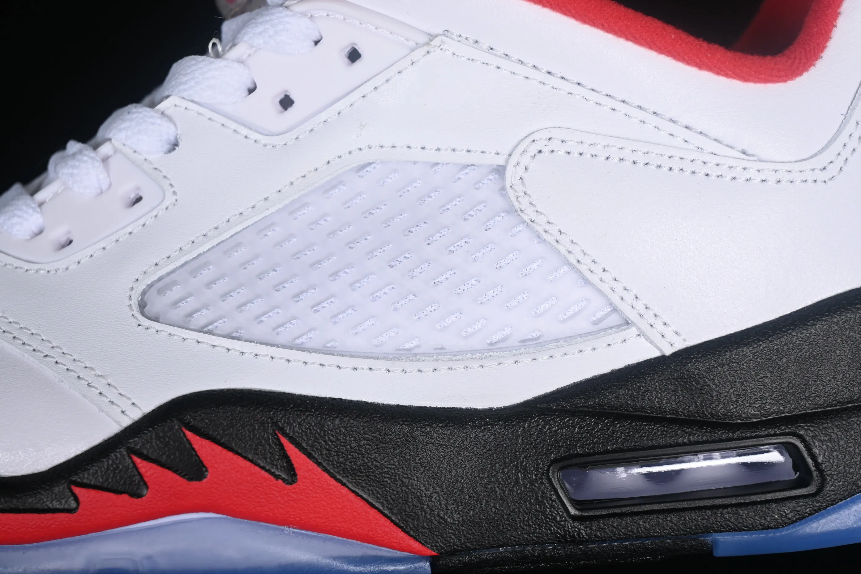 All categories Air Jordan Jordan series basketball shoes Air Jordan 5 Z version Air Jordan 5 Low AJ5 Joe 5 white red silver Rukawa Kaede low-top basketball shoes CU4523-100